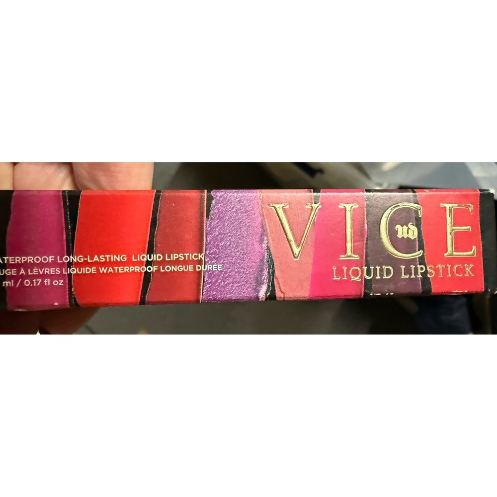 URBAN DECAY‎ VICE LIQUID WATERPROOF LONG LASTING LIPSTICK Trivial Rare HTF LB